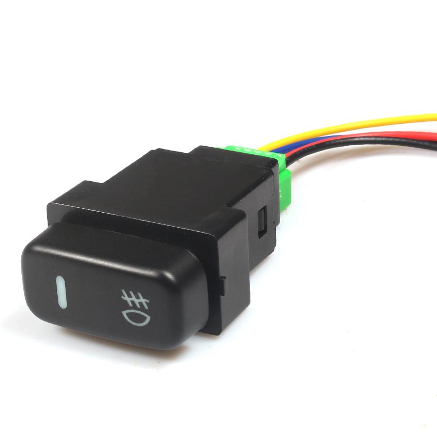For Mitsubishi Lancer Pajero ASX Outlander Triton Colt Fog Light Switch Button 5Pin ON-OFF Controller Orange 12V
