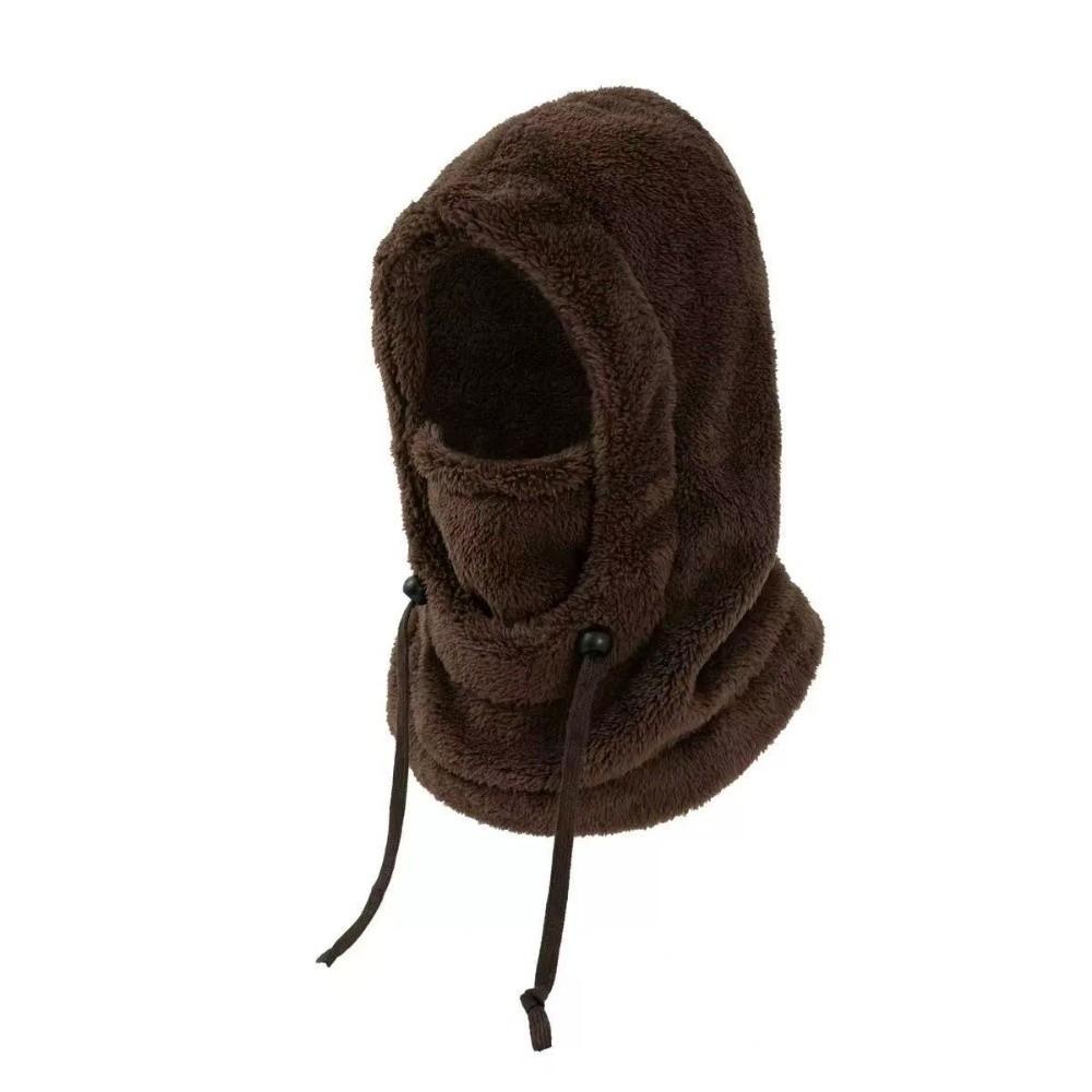 Warm One-piece Hat Scarf Windproof Hooded Hat Fashion Ear Protection Cap