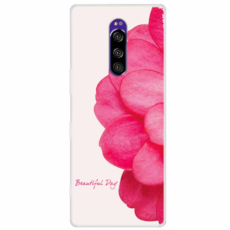 For Sony Xperia 1 Case Luxury Animals Transparent Cover for Sony Xperia1 XZ4 SO-03L SOV40 J8110 J9150 J8170 Phone Shells Covers