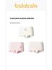Kuromi Balabala Girls' 3-Pack Cotton Boxer Briefs with Antibacterial Crotch - No Pinching