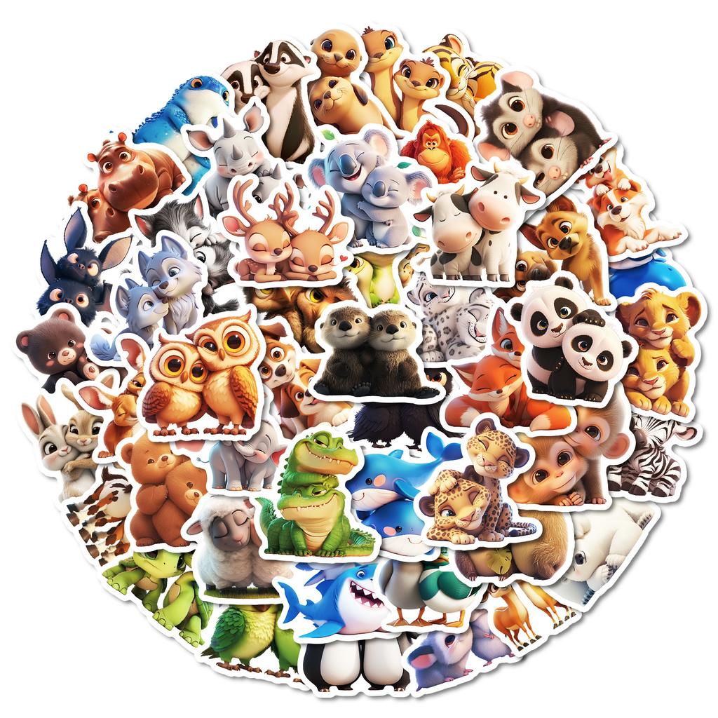 50 Cute Lizard Graffiti Stickers Stickers Mobile Phone Case Skateboard Decoration