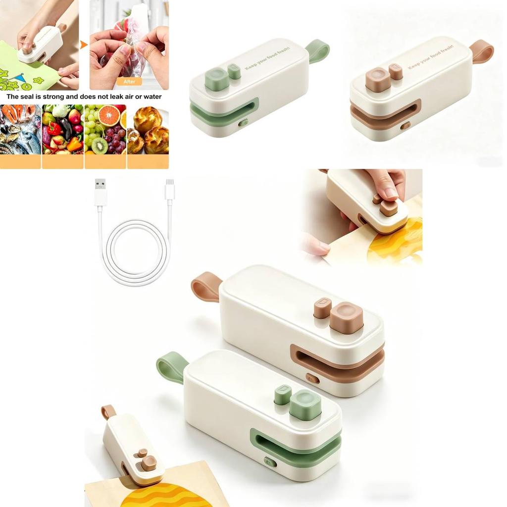 Mini wiederaufladbarer Lebensmittelversiegler mit magnetischem Design zur Frischhaltung in der Küche