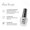 Plum Color Affair 3-in-1 Strengthener, Base & Top Coat | 7-Free Formula | With AHA & Avocado Oil | 100% Vegan & Cruelty-Free