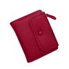 Fashion PU Leather Short Wallet Multi-Cards Lightweight Zipper Coin Purse Large Capacity Cute Card Bag Wallet