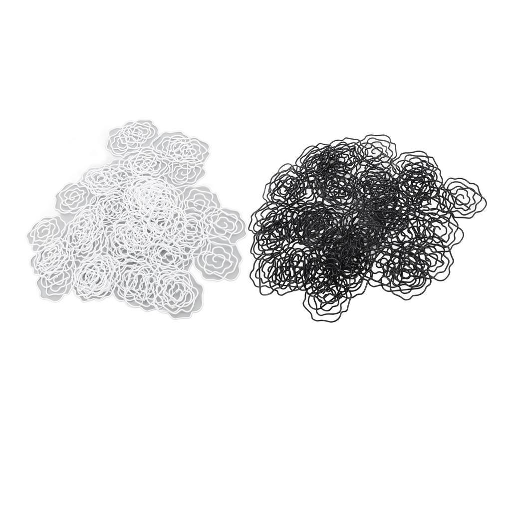 50pcs Paper Clips Cute  Shaped Decorative Metal Paperclips with Storage Box for School Office