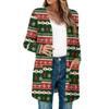 Women's Lightweight Long Sleeve Open Front Cardigans Long Sleeve Lightweight Vintage Printed Coat With Pockets