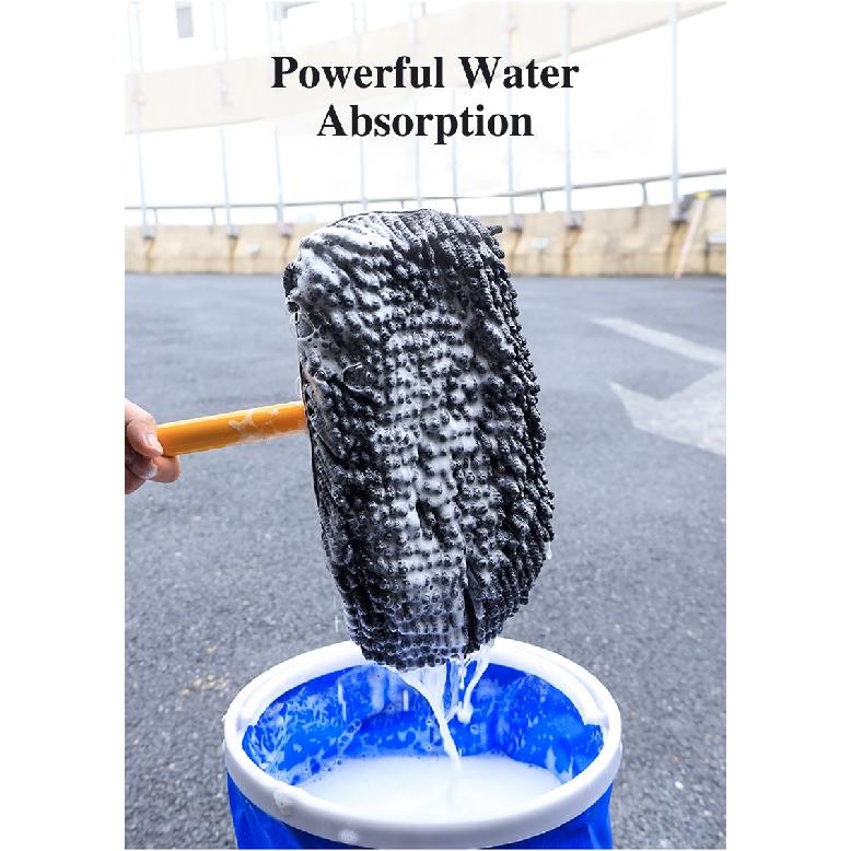 New Car Cleaning Brush Telescoping Long Handle Washing Mop Chenille Broom Universal Car Brushes Tools Auto