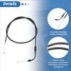 110cm Motorcycle Throttle Cable No.8831200 Throttle Control Cable for Harley Sportster XL883 XL1200 2002-2014