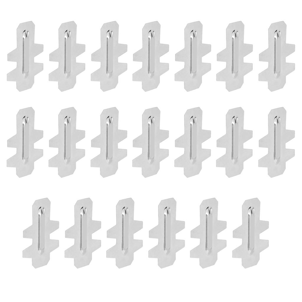 20 Stück Edelstahl Kaninchenkäfig Türhaken Karten Zubehör Käfig Zubehör Zucht Ausrüstung