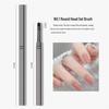Gun Black Round Nail Art Gel Brush with Metal Handle