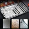 Large Capacity Baking Trays Steaming Dish Stainless Steel Oven Trays  Kitchen