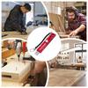 B97A-Aluminum Alloy For Carpenter Cutting Scribing Magnetic Woodworking Ruler Level Marking Gauge Metric Imperial Measuring Tool