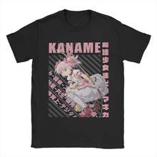 Puella Magi Madoka Magica Charlotte Grafik T-Shirt Vintage Gewaschen Anime Merch Harajuku Unisex Oversized Kurzarm T-Shirts Tops