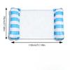 Inflatable Adult Water Hammock Chair - Foldable Striped Inflatable Swimming Ring, Swimming Gadget