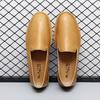 Chaussures en cuir pour hommes, mocassins souples et décontractés, faits à la main, simples et confortables, chaussures bateau respirantes, chaussures d'affaires tendance
