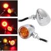 1Pair Motorcycle Turn Signal Light Lamp Universal Motorbike Bullet Indicator Light