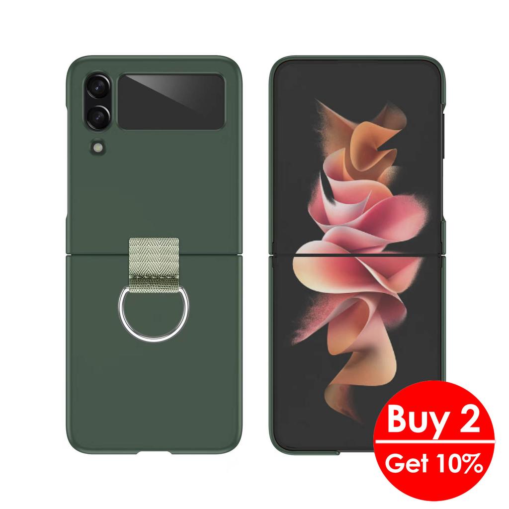 Anti-Scratch Mag Safe Ring Case for Samsung Galaxy Z Flip 3 4 5 6 5G Non-Slip Wireless Charging Cover for Samsung Z Flip3