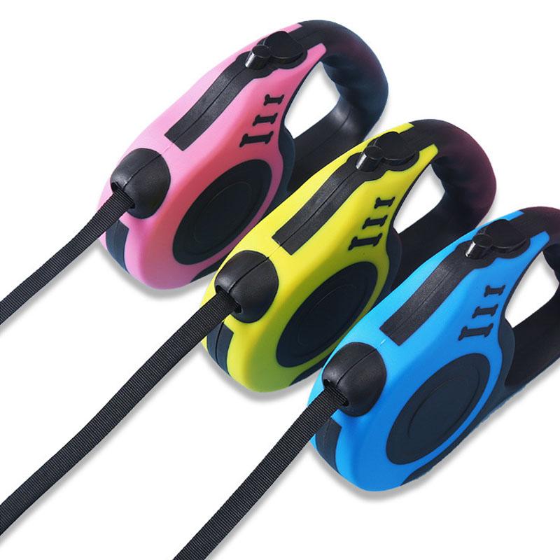 3M/5M Einziehbare Hundeleine Automatische Flexible Hundewelpenkatze Zugseilgürtel Hundeleine für Kleine Mittelgroße Hunde Haustierprodukte