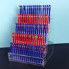 Pen Holder Acrylic Pen Display Stand Holder for Vendors,Beadable Pens Display Organizer Paint Brush Storage Makeup Brush Rack