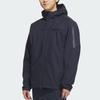 adidas Wind FW25 3 Stripes Bonded Solid Color Hooded Zip Long Sleeve Jacket Men Jackets KA1306