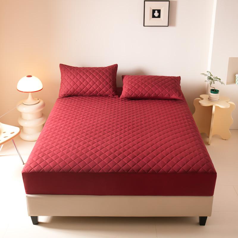 2025 Wodoodporny Pokrowiec na Materac Antyroztoczowy Miękki Wygodny Oddychający Prześcieradło z Gumką Nie Zawiera Poszewki na Poduszkę