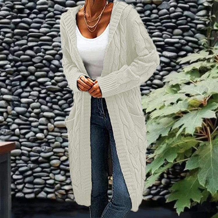 Knit Sweater,Cardigan Long Cardigan Sweater Twist Knit Sweater Women