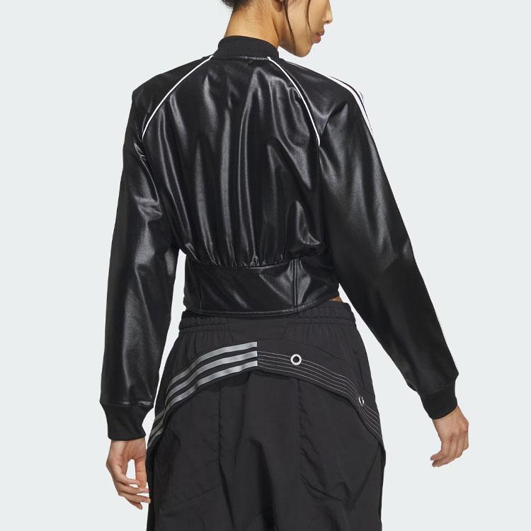 adidas Originals Slim Fit Bomber Jacket Black Women IX1904