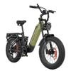 Cyrusher Kommoda 2.0 Mountain E-Bike für Erwachsene 48V20Ah Akku 250W Einzelmotor Elektrofahrrad 20 Zoll Offroad-Reifen Urbanes Pendler-E-Bike