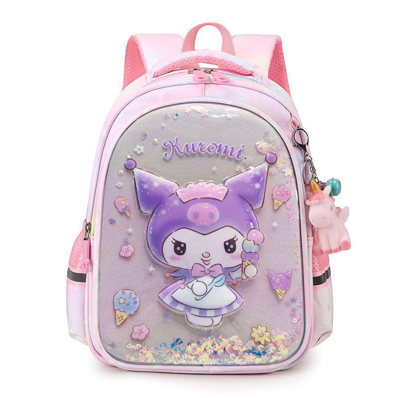

Kuromi Princess Backpack for Girls: Kindergarten to Junior Class Without Gift