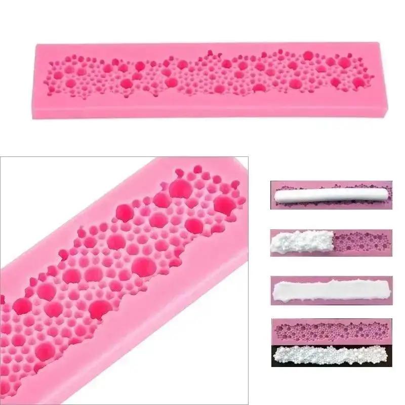 New Baking Handmade Creative Molds Tools Pearls Fondant Cake Mould New Design Round Silicone Bubbles Cake Decor Baking Molds