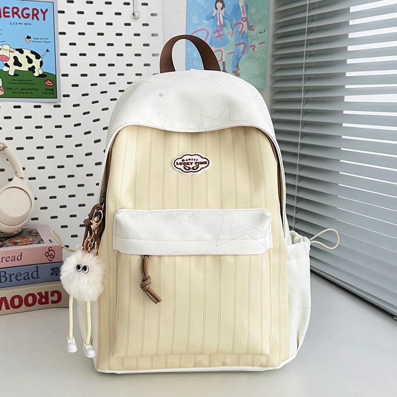 Schoolbag Korean version ins Mori school bag high value sweet primary and secondary school students light backpack commuter leisure backpack