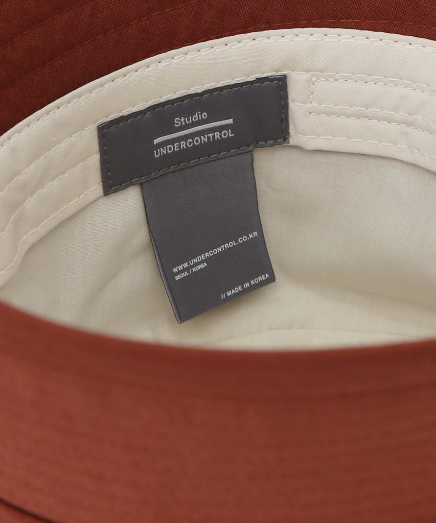 Eondeokeonteulolseutyudio Cotton Bucket Hat Drop Bucket / D Bio / Sunset Red