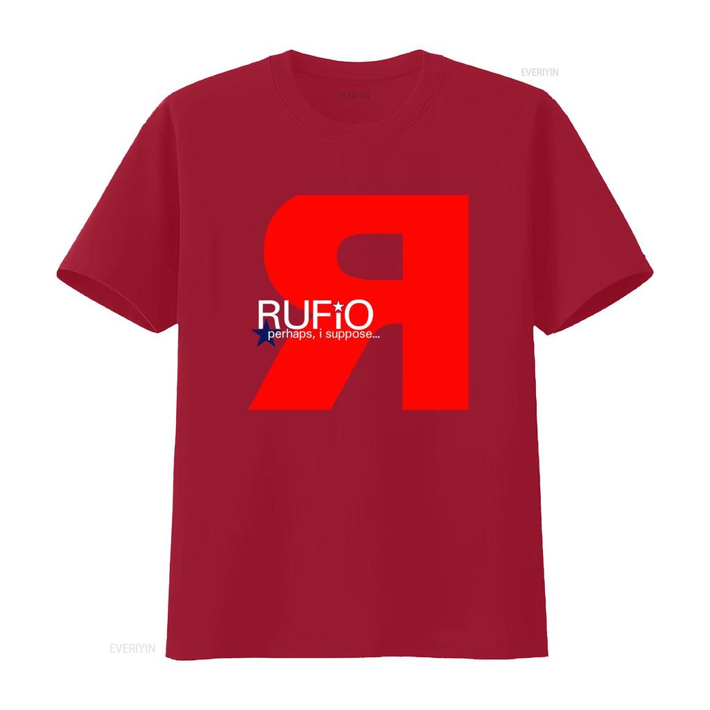 NWT Rufio American Rock Band Crew Neck T Shirt Perhaps I Suppose Print Size S 5XL vintage Washed Slightly Casual Stylish Unisex