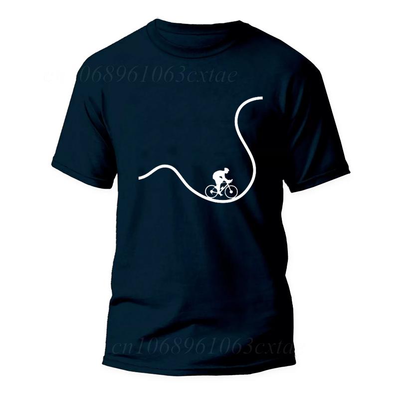 Cyclist Biking Lover T-Shirt Men Women Funny Tee Shirt Crewneck Mountain Bike Cycling Classic Short Sleeve Tshirt Gift Idea Tops