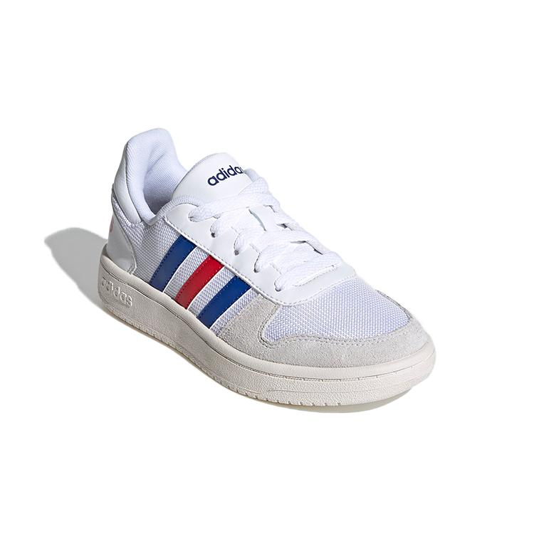 Adidas Neo Hoops 2.0 Low top Children's Basketball Shoes White Blue Red Kids' FW9120