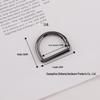 In-Stock: High-Grade D-Shaped Spring Ring Buckle for DIY Bag Handles & Straps