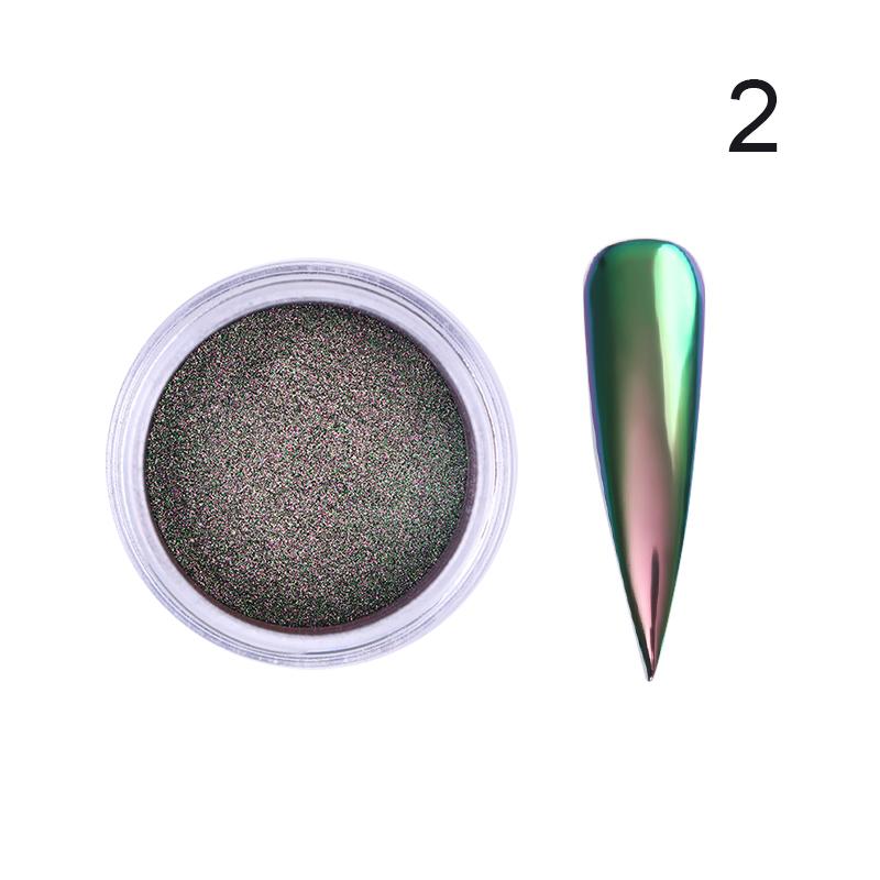 Chameleon Mirror Nail Powder Glitter Decoration Gel Polish Nail Art Dust Metallic Metal Polish Chrome Pigment Dazzling Accessory
