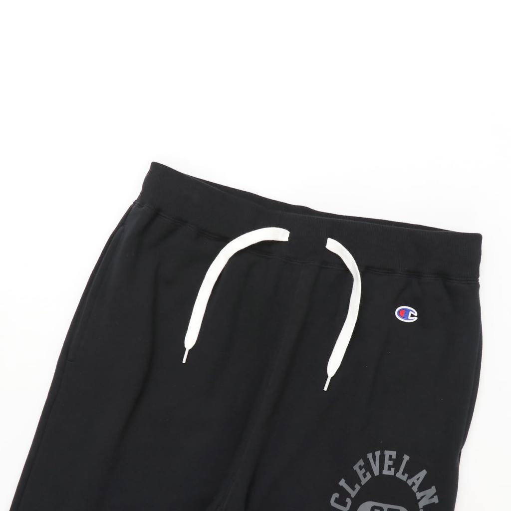 Champion Basic Cotton USA Big Logo Long Men's Pants, Black, C3-Y219
