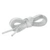 Allegra K Metallic Shoelaces Ribbon Flat Wide Fluorescent Shiny Sparkling Stylish Laces Sneakers Universal Shoe Accessories Width 1cm