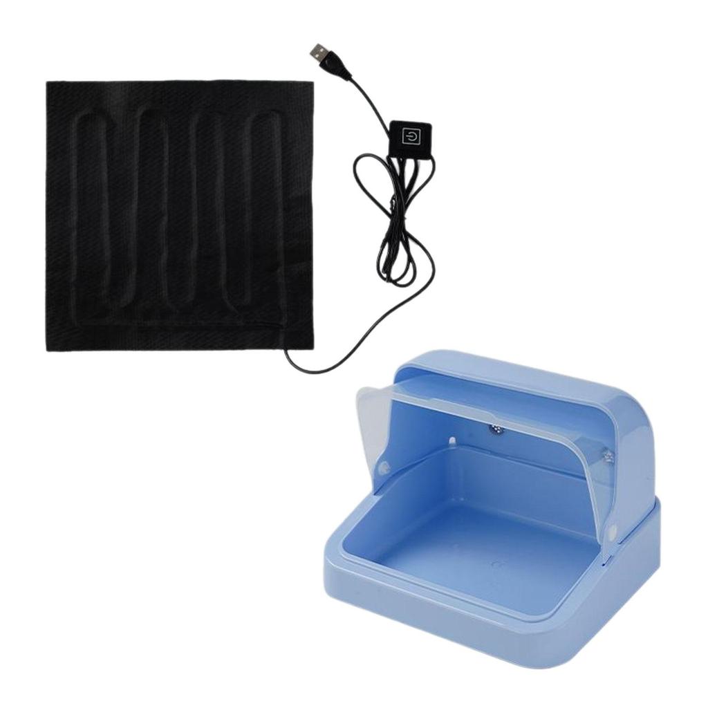 Three Speed Chick Brooder Heater Incubator Box with Optimized Ventilation for Bird Cage Support and Warm Room for Parrots