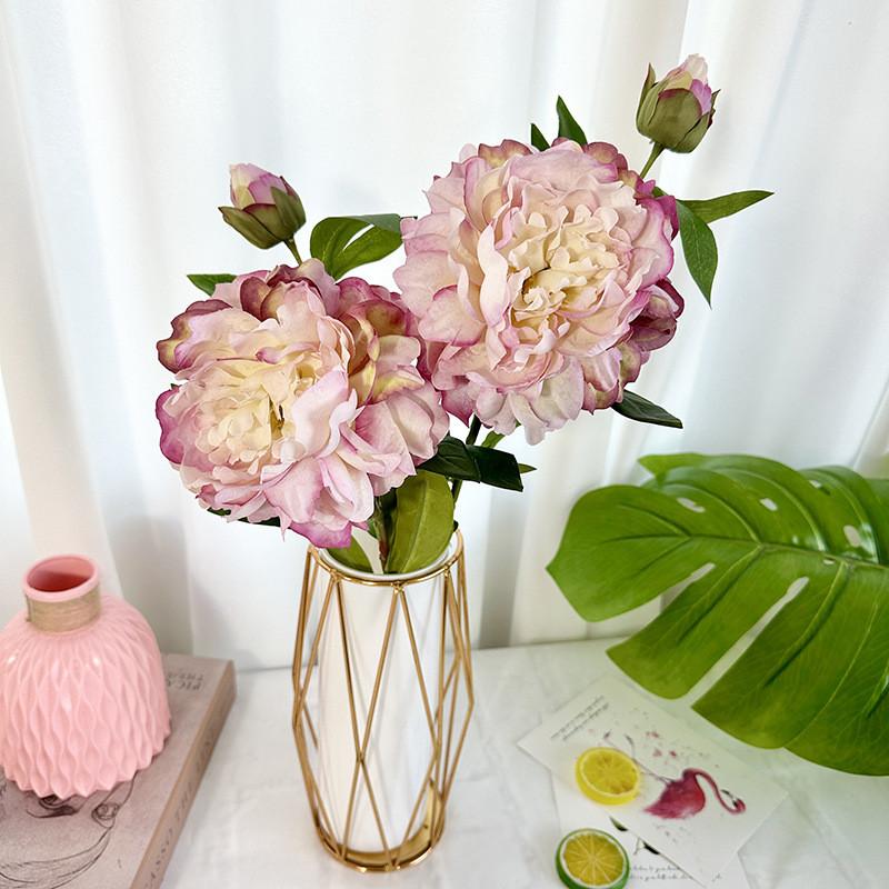 Artificial Flower Peony Wedding Hotel Restaurant Desktop Decoration Ornament