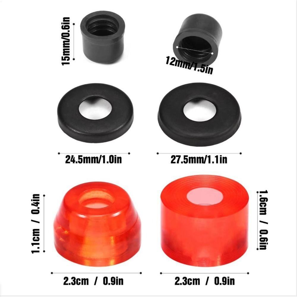 Shock Absorber Skateboard Truck Bushings 5-Inch Skateboard Pivot Cups  Skateboard Accessories