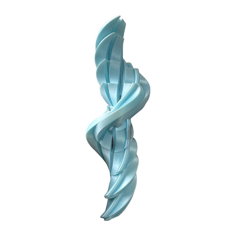 

Fidget Twisty Egg 3D Printed Slippery Egg Fidget Easter Egg Toys Basket Stuffers Rotating Fidget Puzzle Toy For Stress Easing 5.6cm