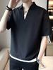 Men's Ice Silk Quick-Dry Polo Shirt, Breathable & Cooling Short Sleeve, Business Casual Solid Color Lapel T-shirt (Summer 2026 Collection)