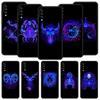 Phone Case for Samsung Galaxy A56 A54 A42 A36 A34 A26 A16 A12 A20 A22 A40 A50 A52 A06 5G Soft TPU Shell Zodiac Sign Fundas Capas