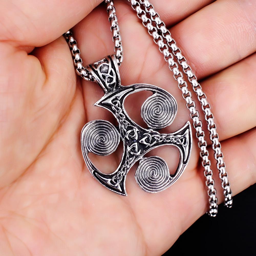 Boomerang Větrný mlýn Pánský nerezový náhrdelník - Šperky z titanové oceli, Nový horký design.