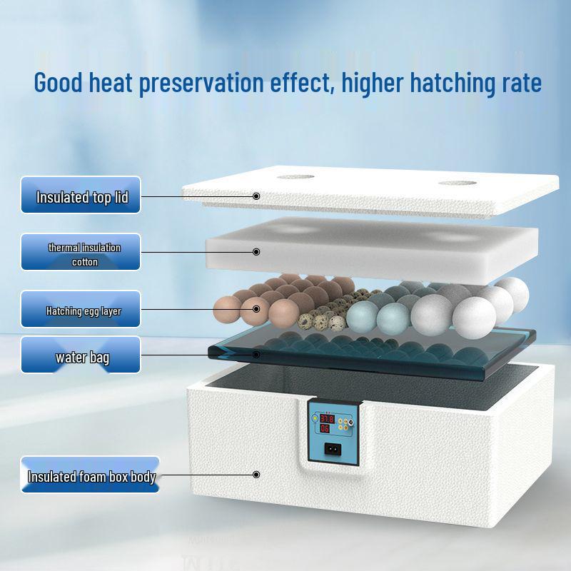 Intelligenter Automatischer Eierbrüter für Hühner, Enten und Vögel mit Temperaturregelung