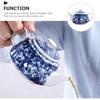 Ceramic Tea Pot Blue and White Porcelain Teapot Chinese Tea Kettle Water Kettle Decorative Floral Teapot Tea Jug Coffee Pot for Stove Water Coffee