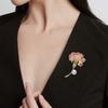 Carnation Brooch, High-end Feminine Charm, Pearl Flower Pin, Design Sense, Niche Brooch
