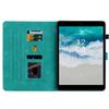 Per Nokia T10 Custodia per Tablet in Pelle PU con Squisito Design Floreale Goffrato